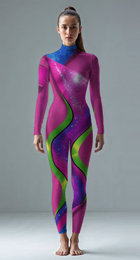 Medium Pink custom unitard
