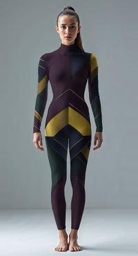 Gold custom unitard