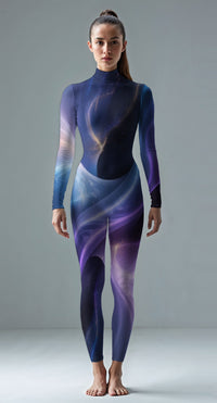 Lucerne Blue custom unitard