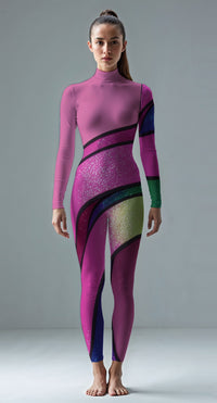 Medium Pink custom unitard
