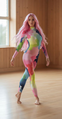 Vibrant Fusion Unitard
