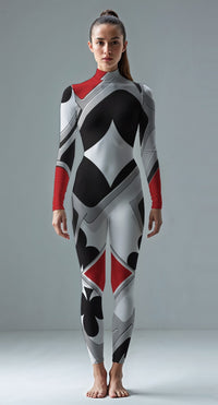 Black custom unitard