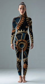 Lucerne Blue custom unitard