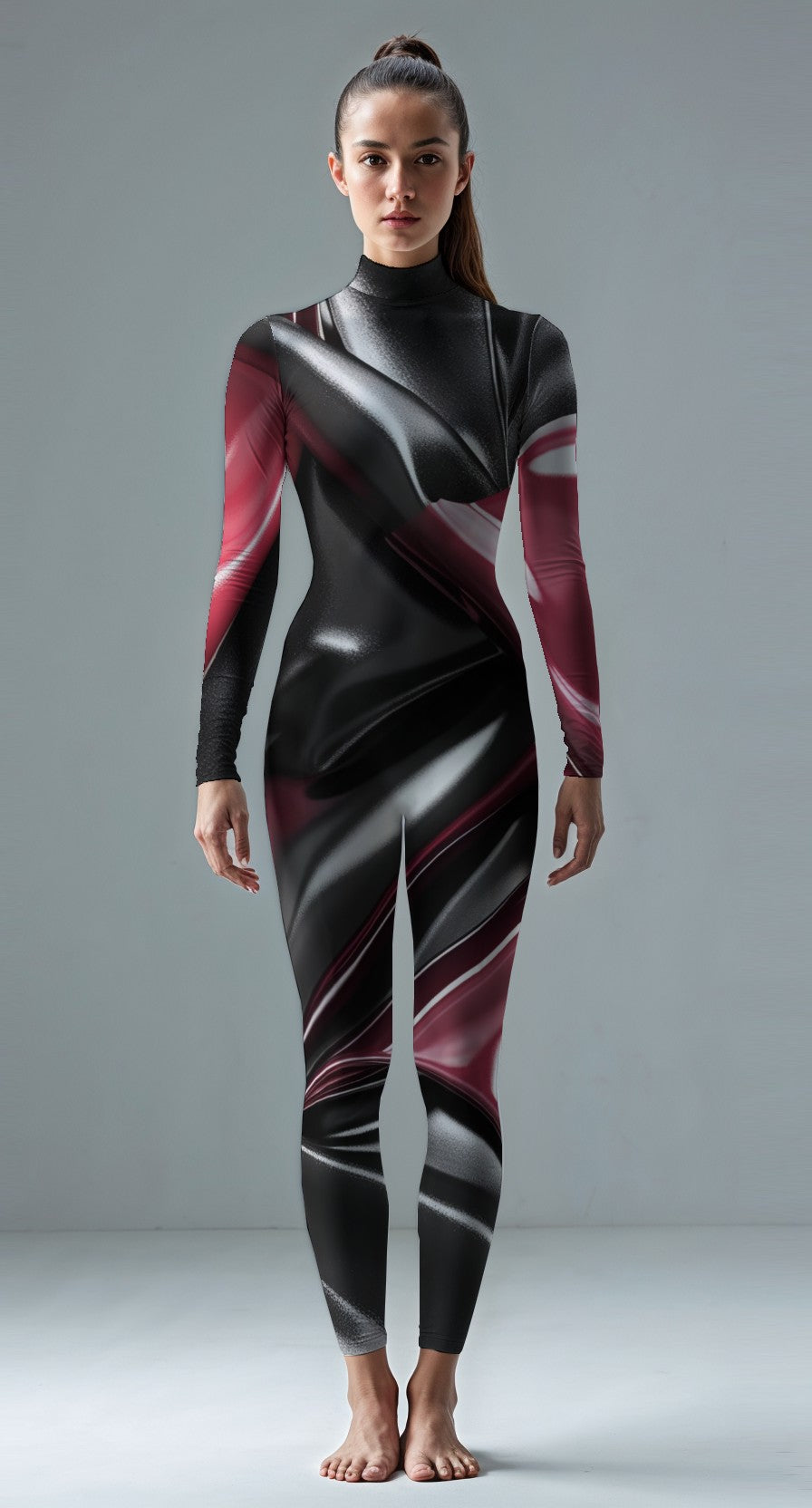 Black custom unitard