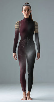Black custom unitard