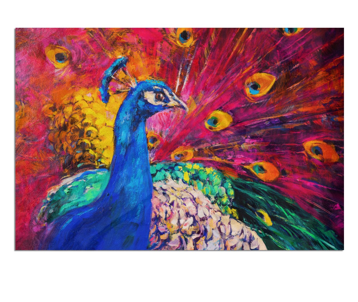 Vibrant Plumage Burst Flag