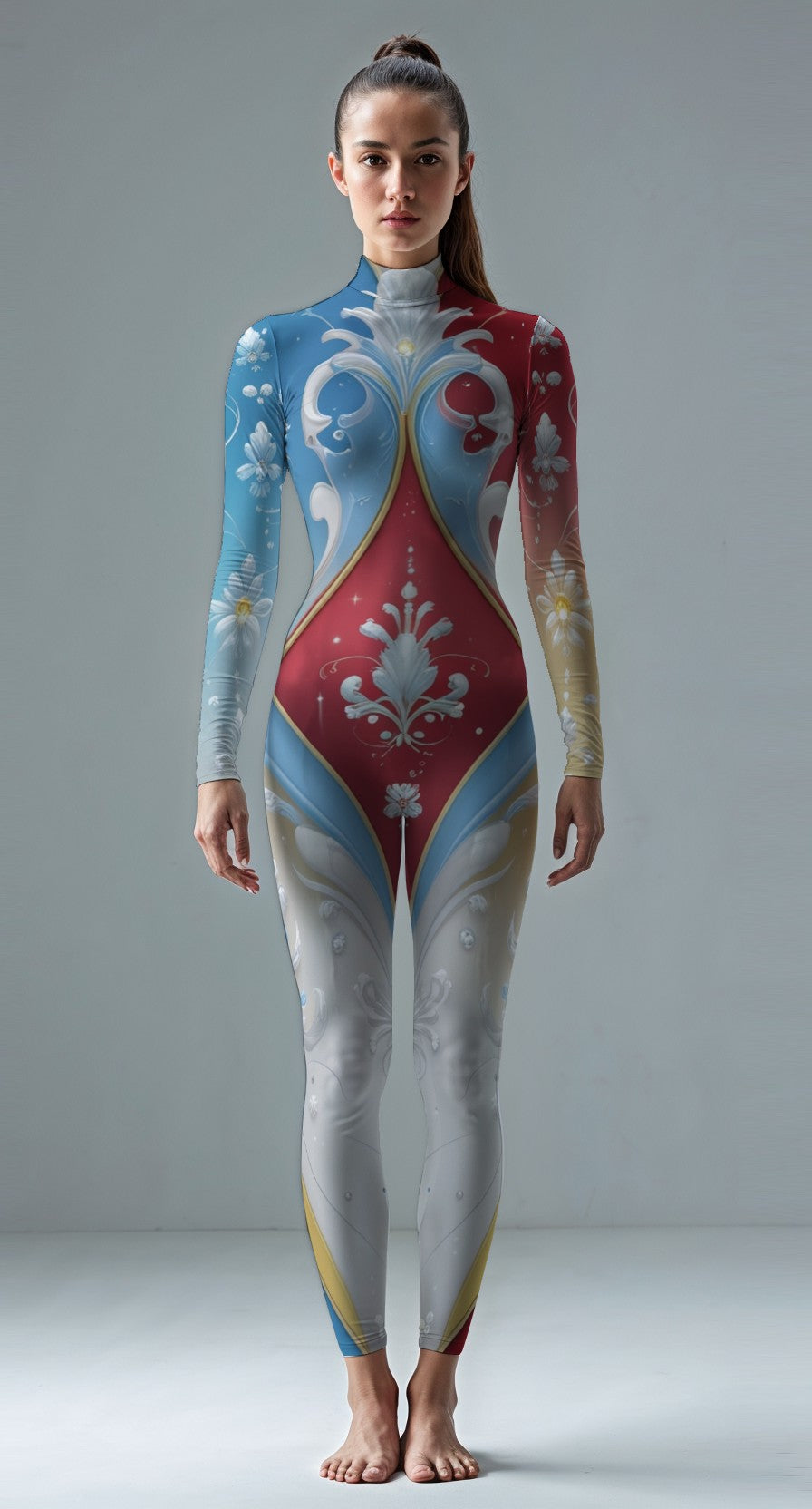 Blue Mist custom unitard