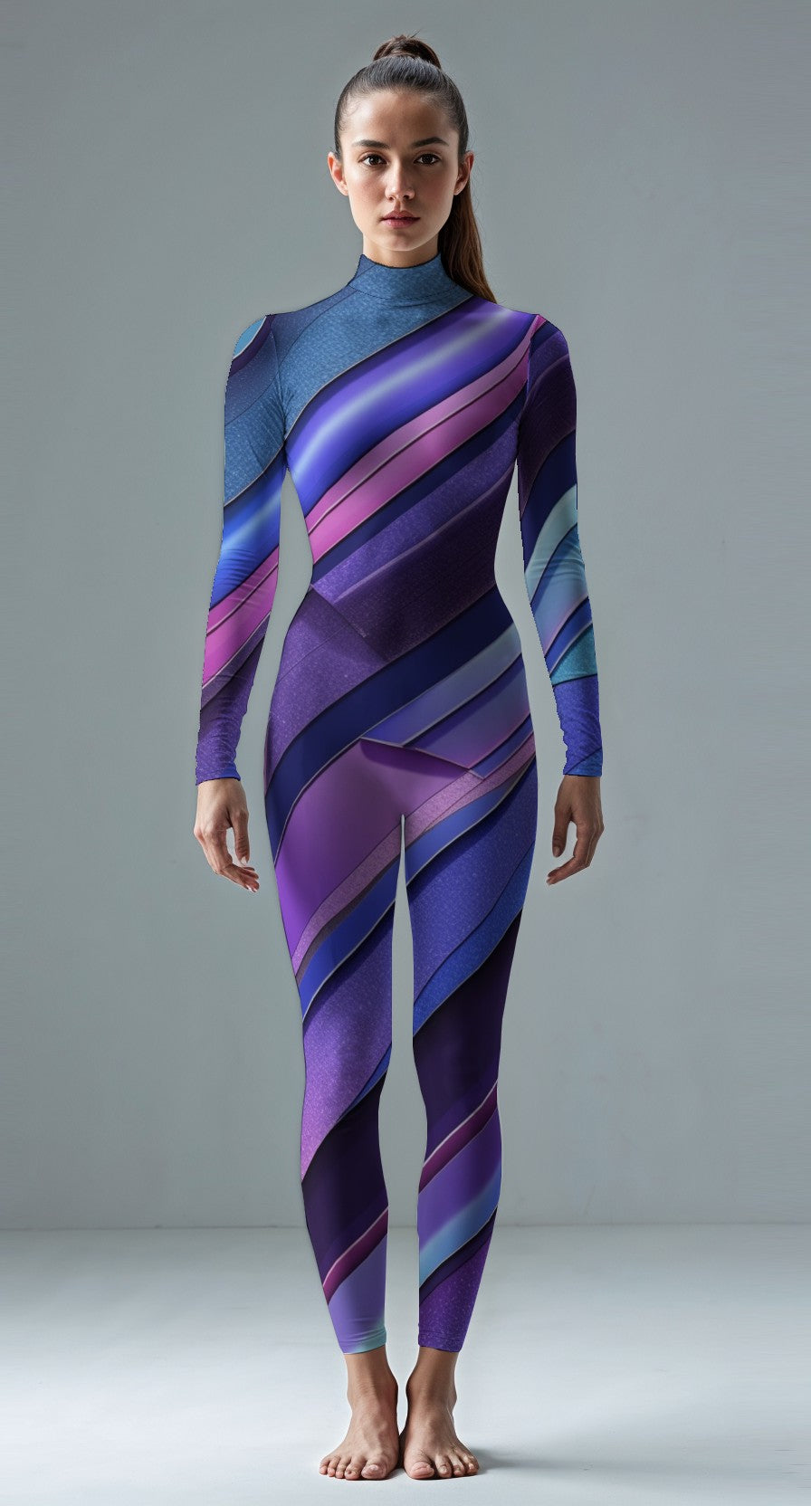 Lucerne Blue custom unitard