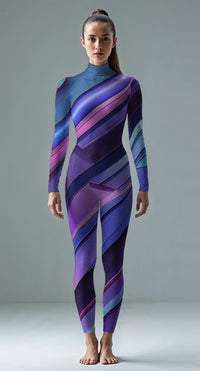 Lucerne Blue custom unitard