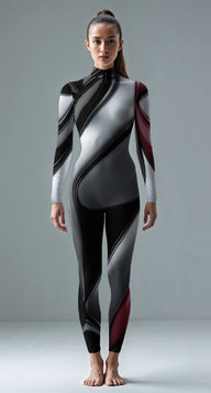 Black custom unitard