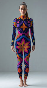 Navy custom unitard