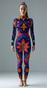 Navy custom unitard