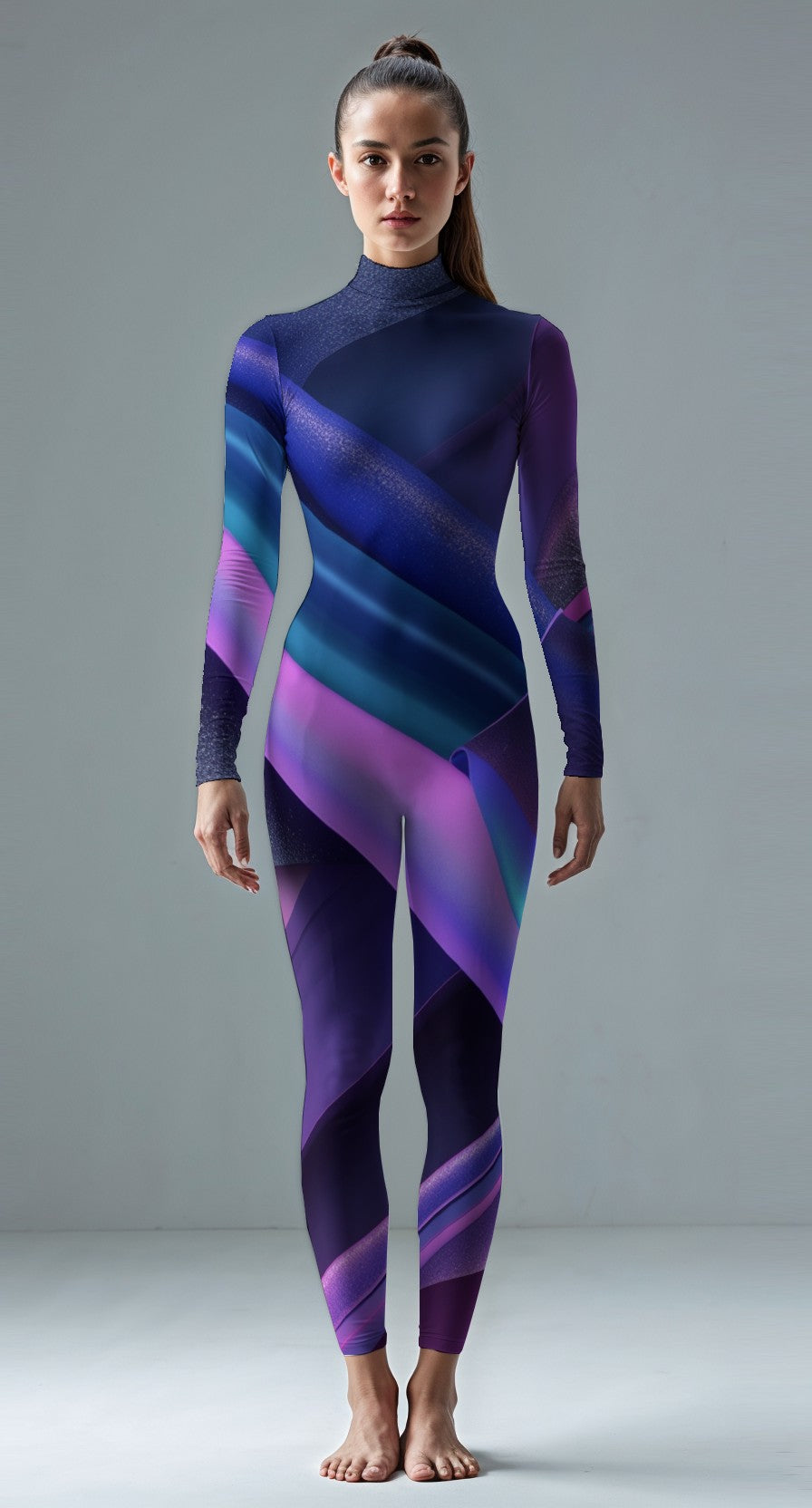 Lucerne Blue custom unitard