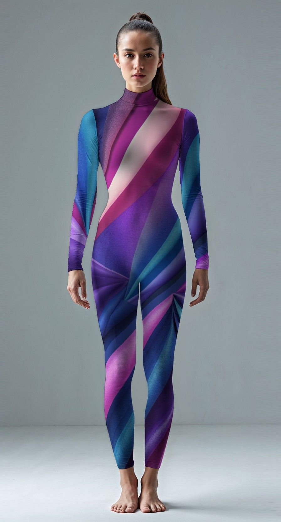 Lucerne Blue custom unitard