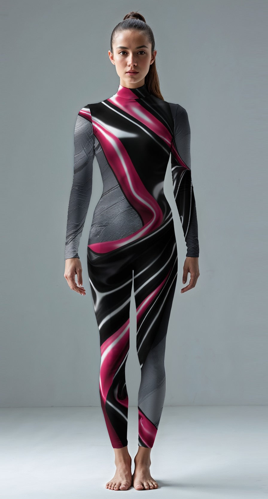 Black custom unitard