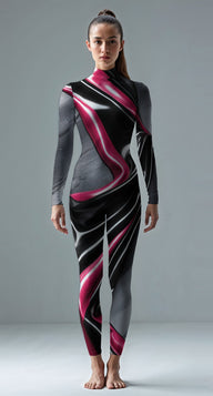 Black custom unitard