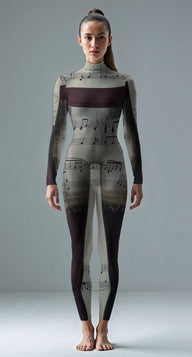 Eggshell custom unitard