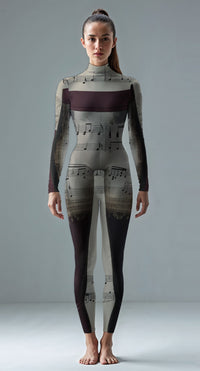 Eggshell custom unitard