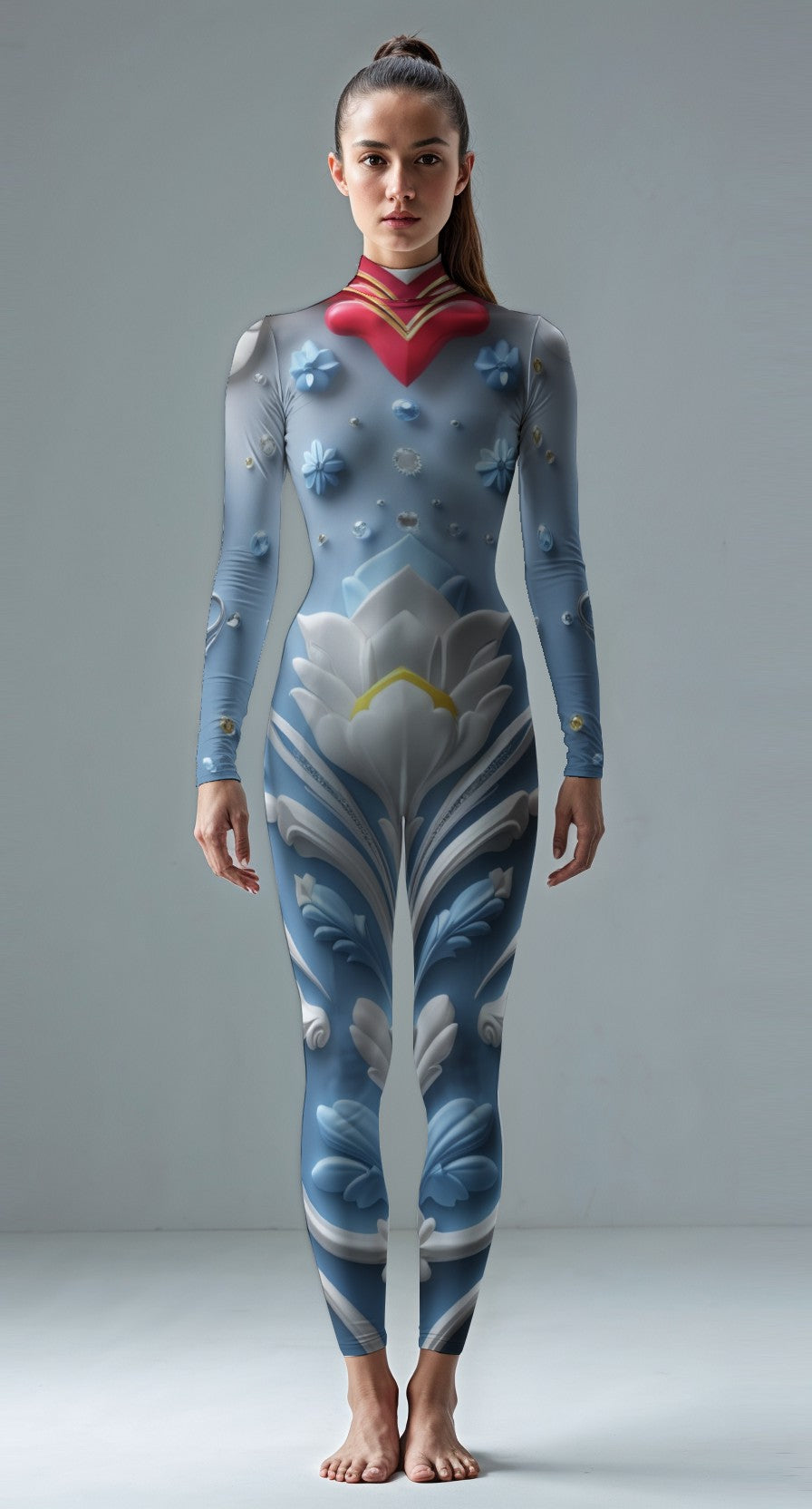 Blue Mist custom unitard