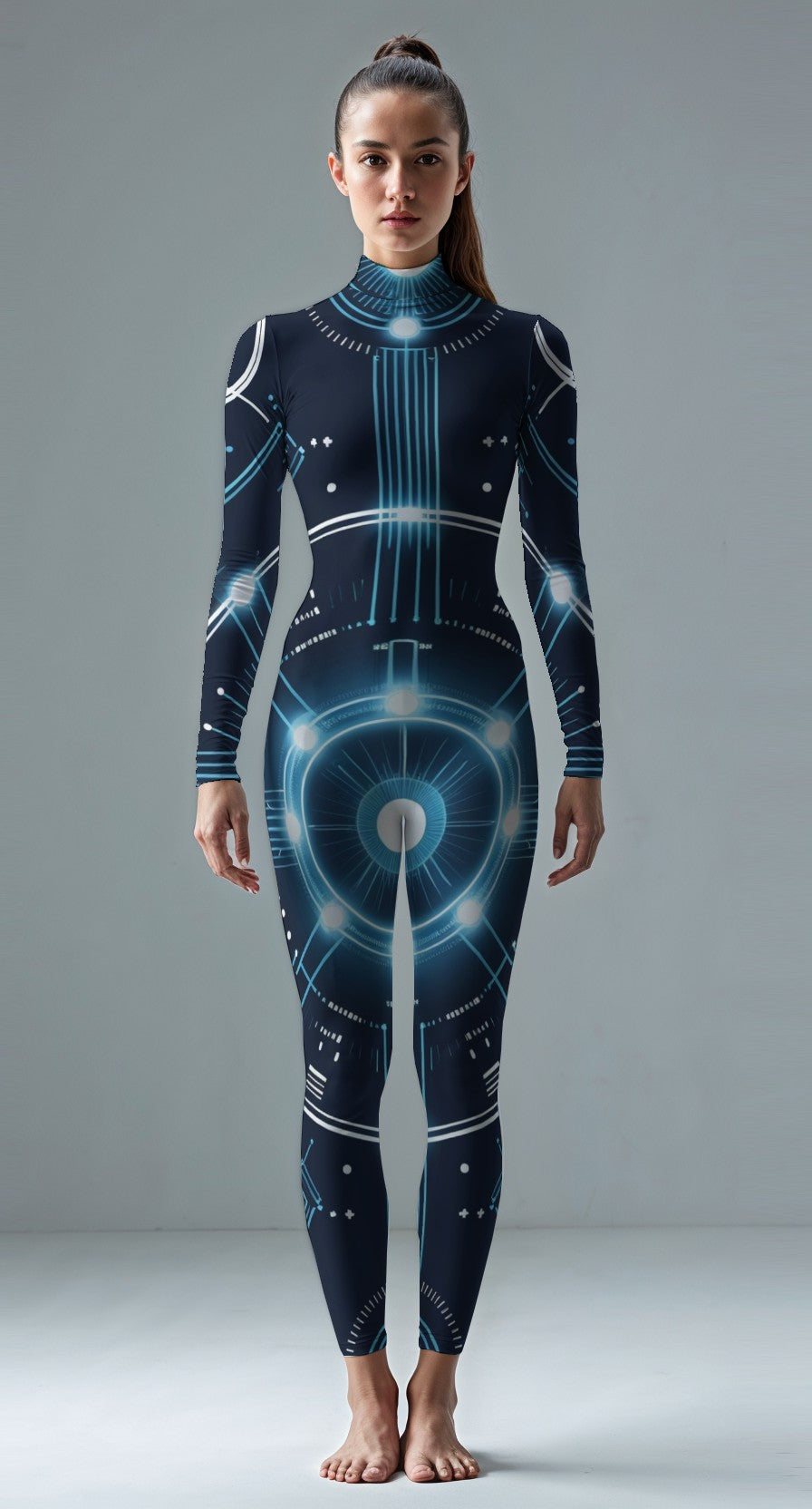 Lucerne Blue custom unitard