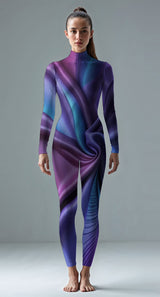 Lilac custom unitard