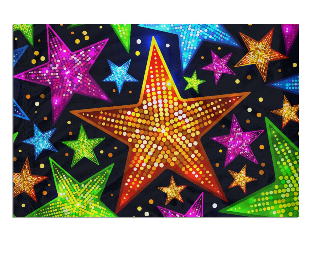 Galactic Glitterburst Flag