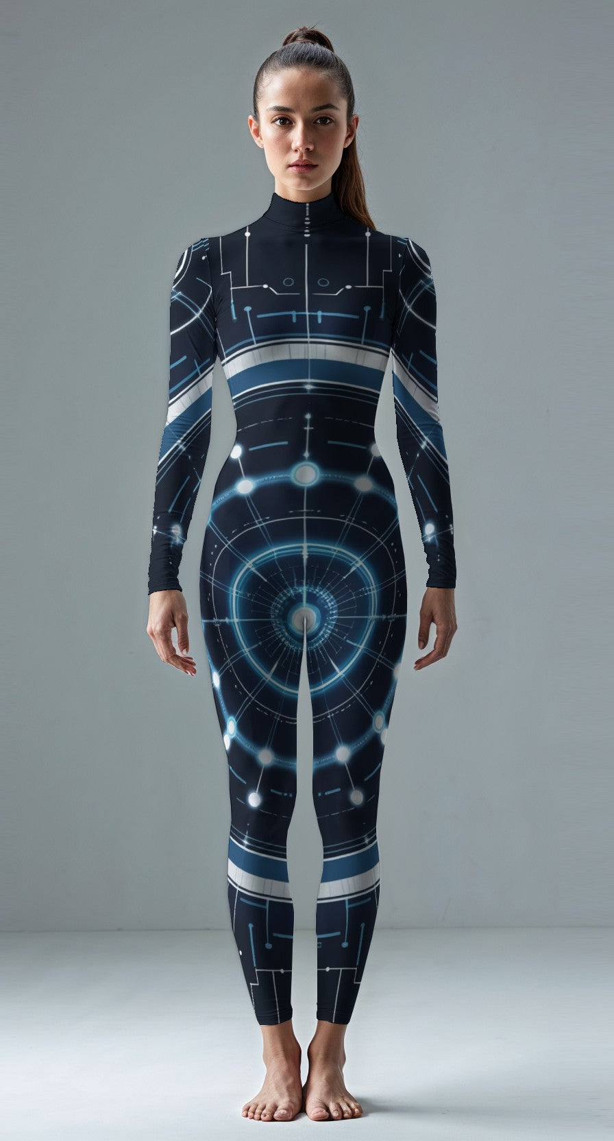 Lucerne Blue custom unitard