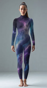 Lucerne Blue custom unitard