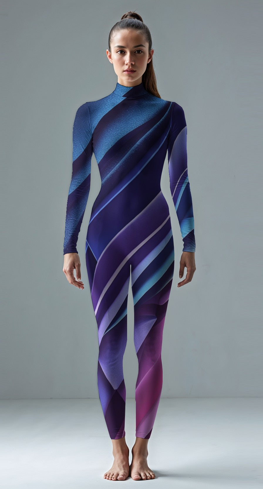 Lucerne Blue custom unitard