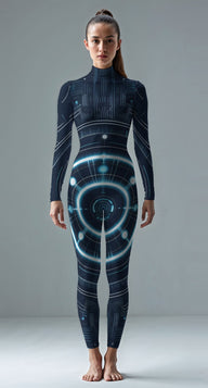 Lucerne Blue custom unitard