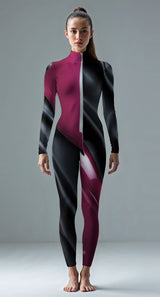 Black custom unitard