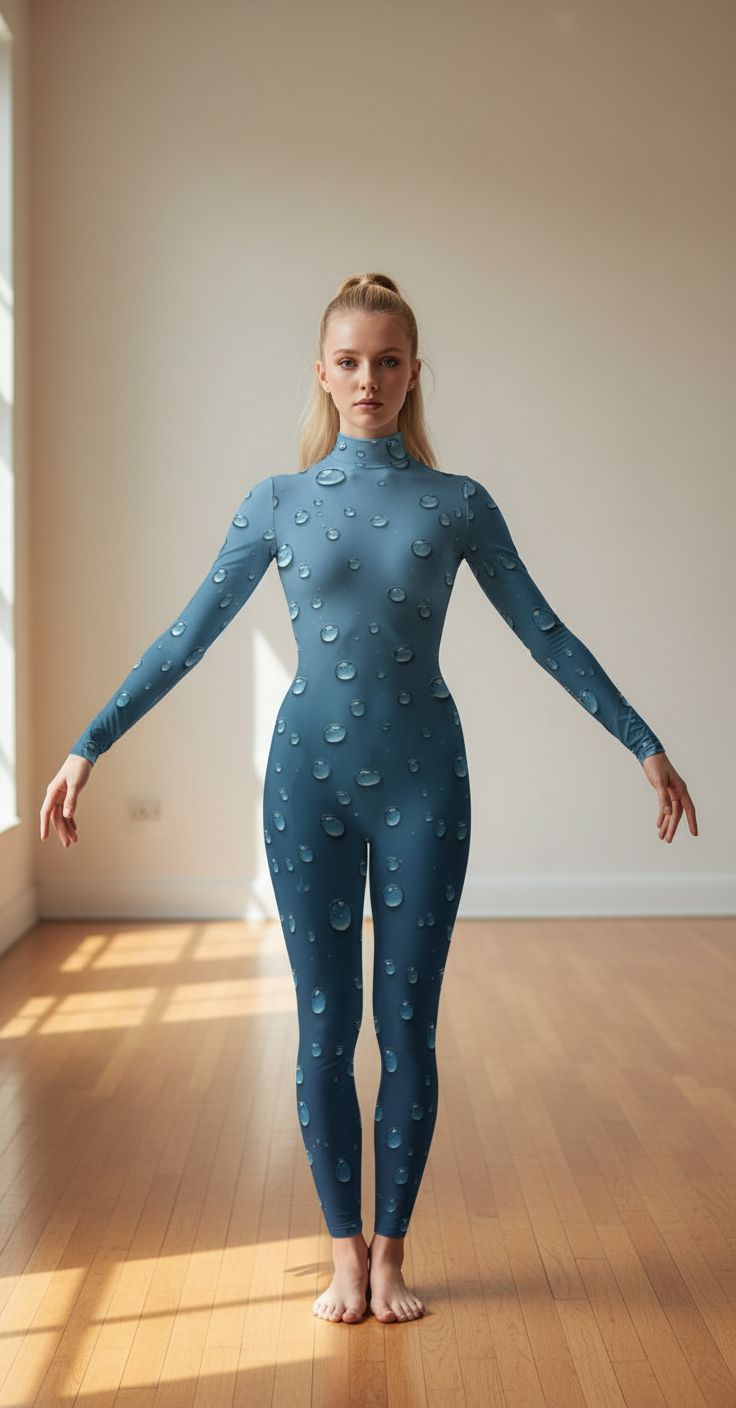 "Liquid Whispers" Unitard