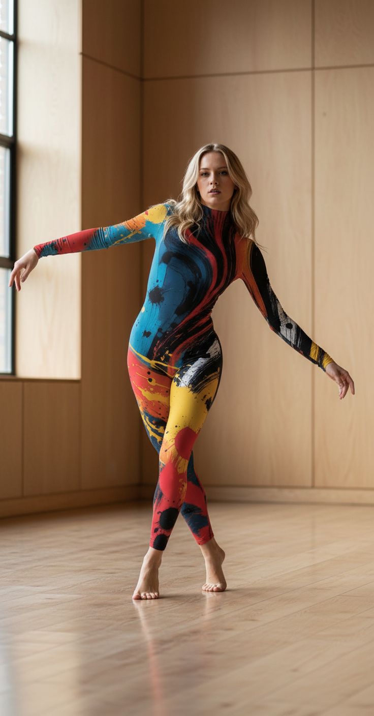 Vibrant Chaos Unitard