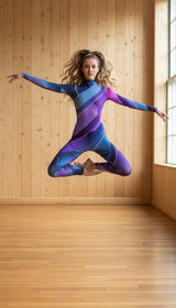 Vibrant Layering Harmony Unitard