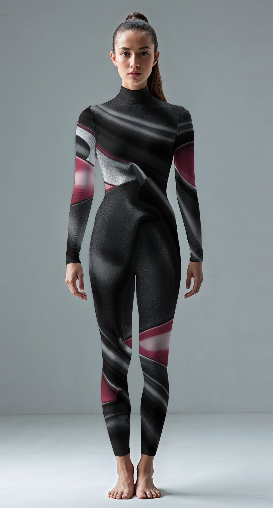 Black custom unitard