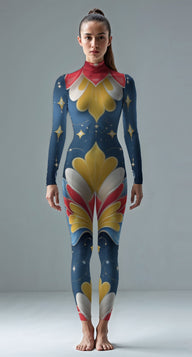 Lucerne Blue custom unitard