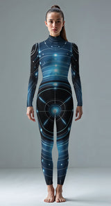 Lucerne Blue custom unitard