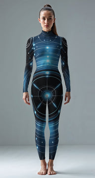 Lucerne Blue custom unitard