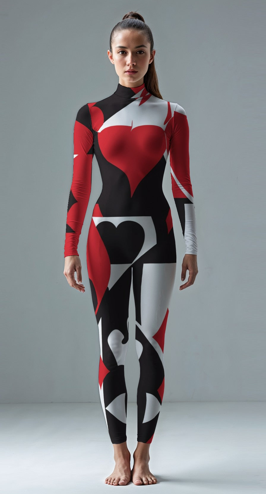 Black custom unitard