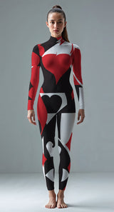 Black custom unitard