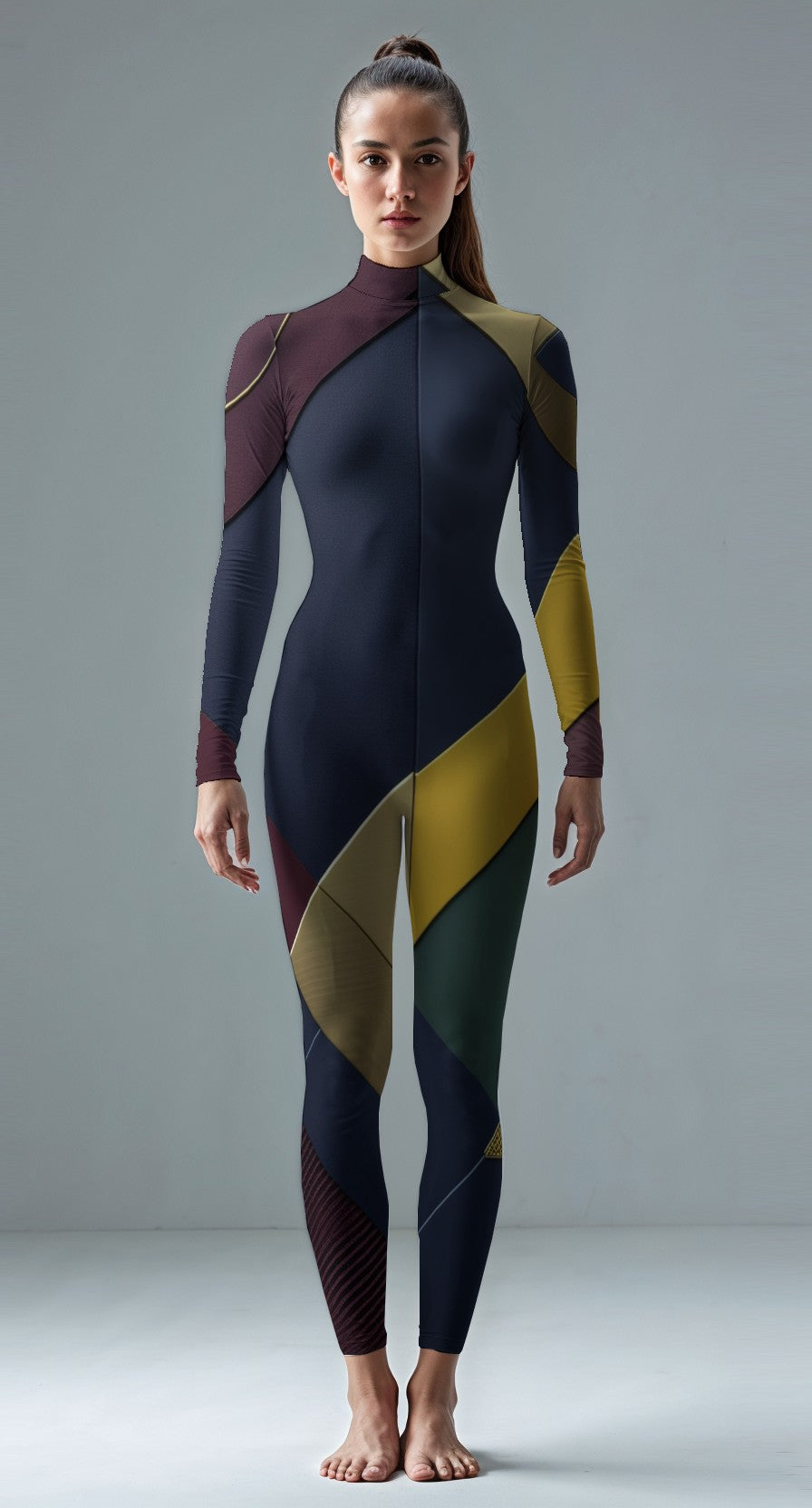 Navy custom unitard