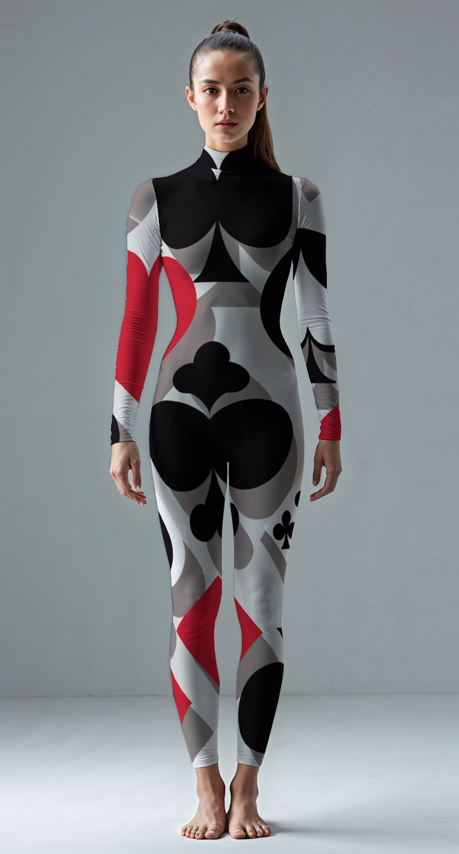 Black custom unitard